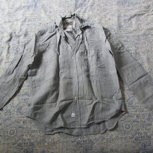 Frank & Eileen Grey Button Down Sz Small